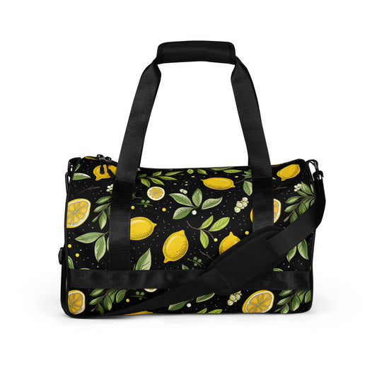 Falling Lemons Gym Bag