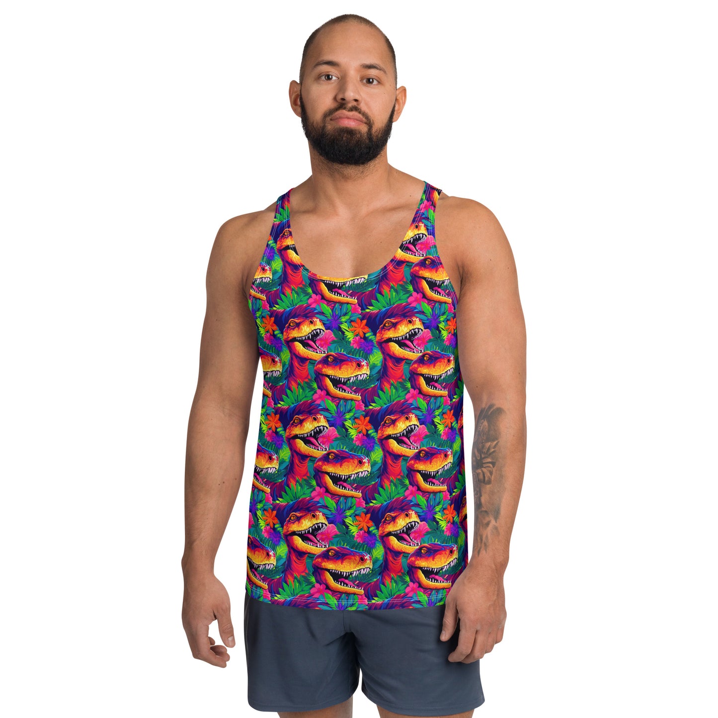 Dino Pride Unisex Tank Top