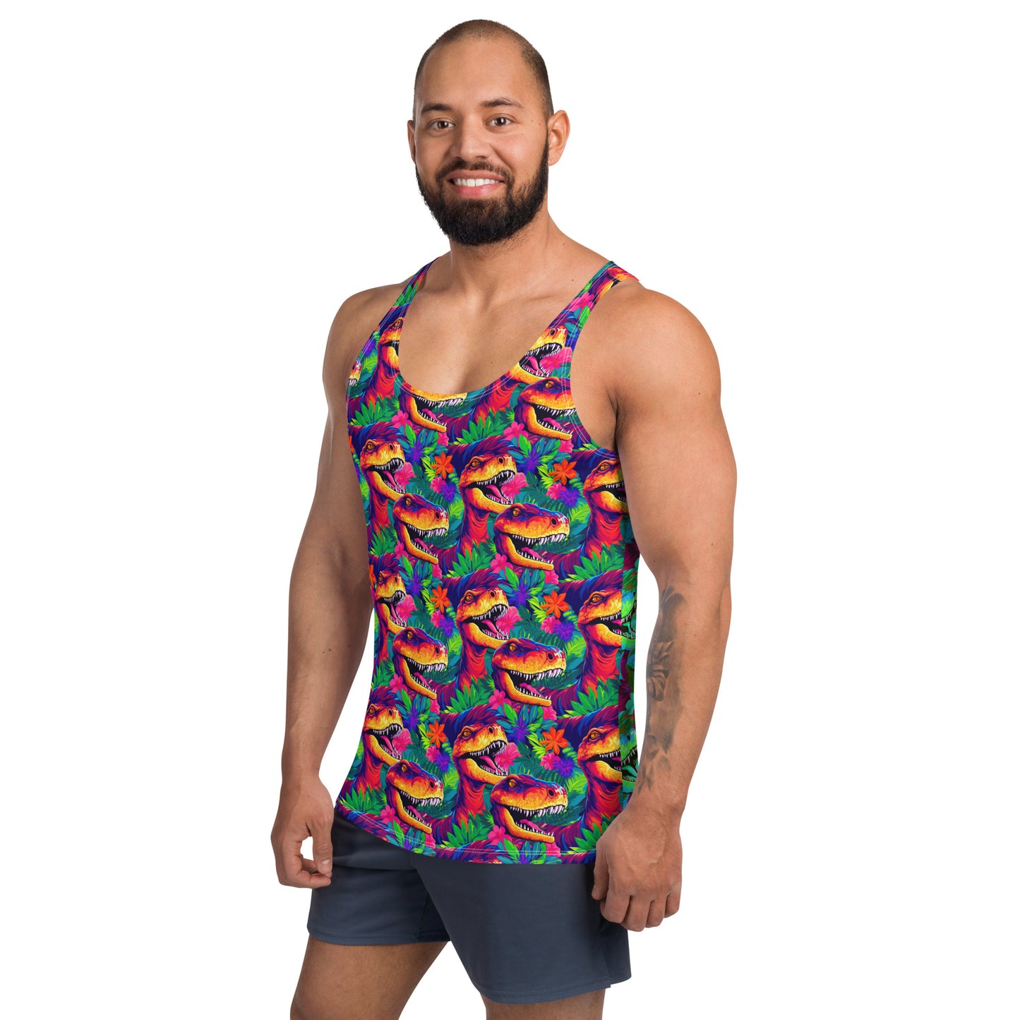 Dino Pride Unisex Tank Top