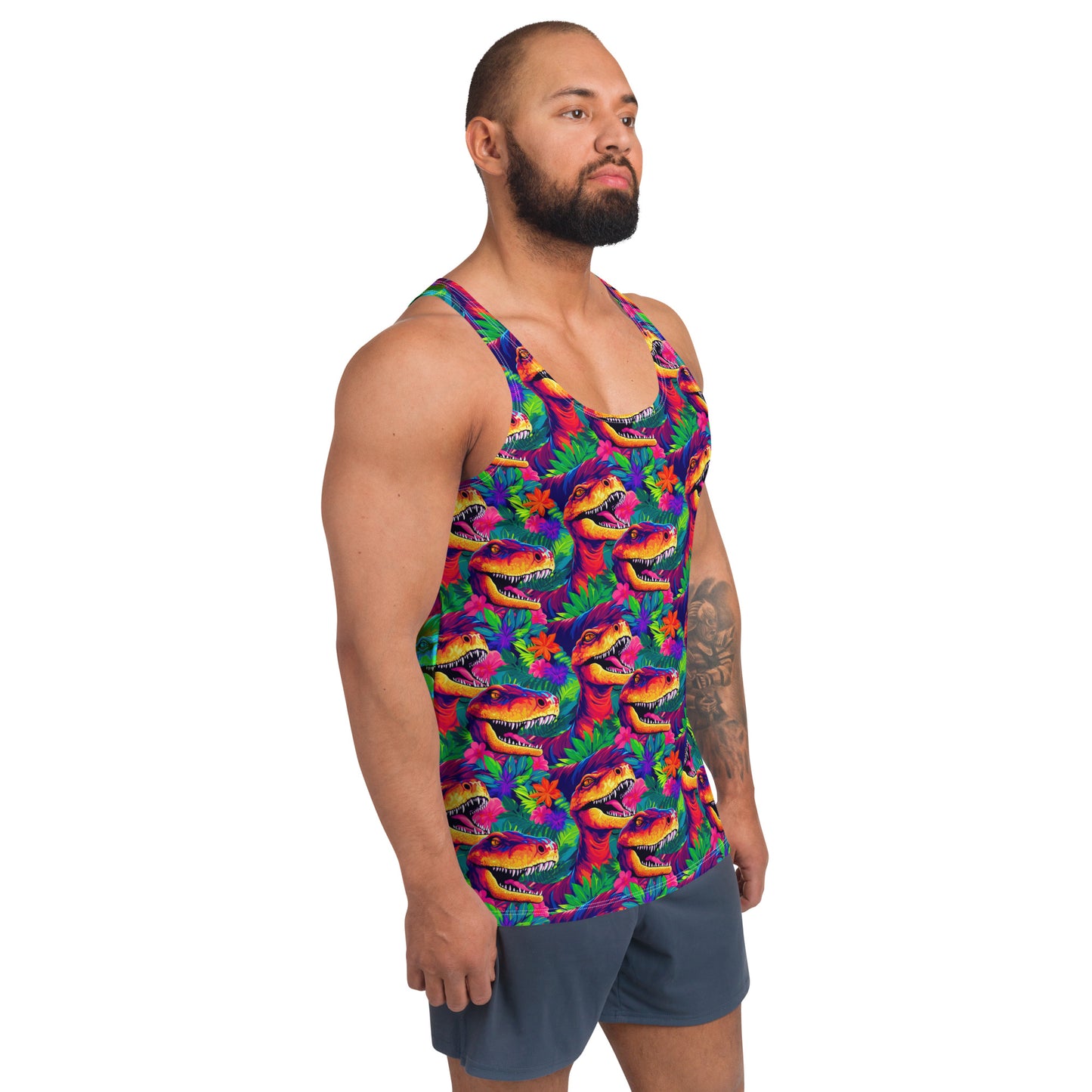 Dino Pride Unisex Tank Top