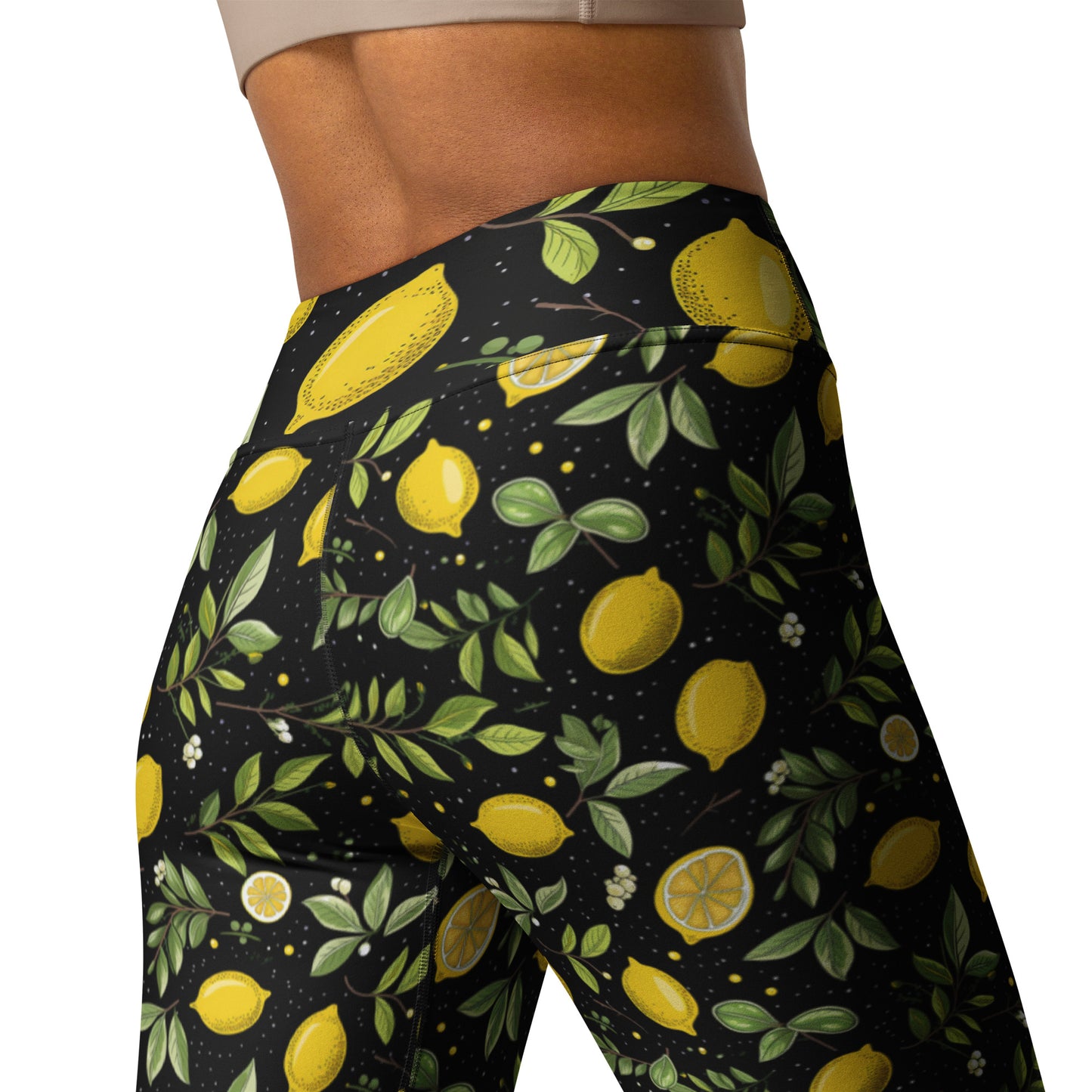 Falling Lemons Leggings