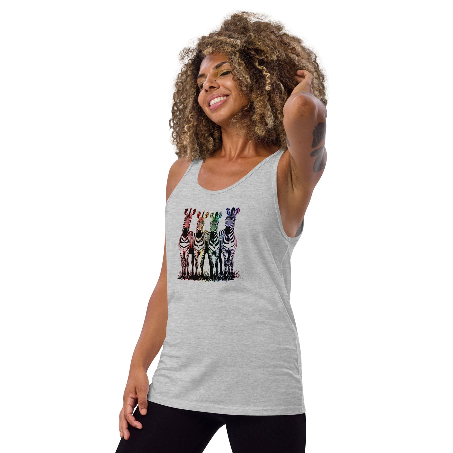 Striped and Proud Pride Tank Top