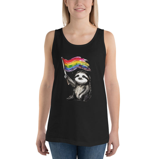 Sloth Pride Flag Tank Top
