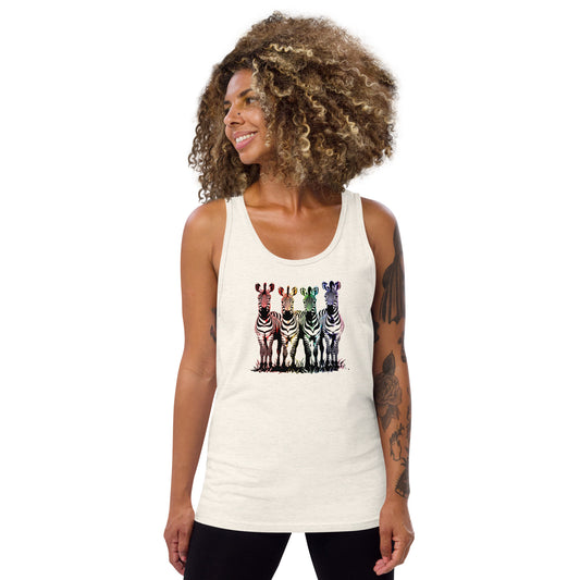 Striped and Proud Pride Tank Top