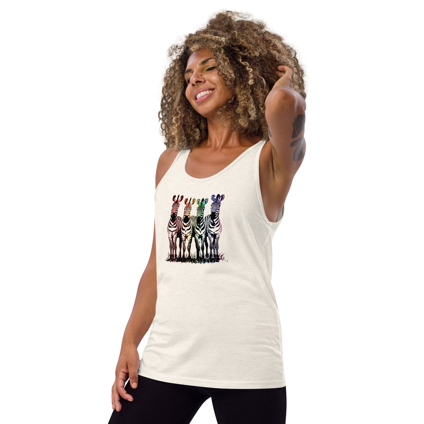 Striped and Proud Pride Tank Top