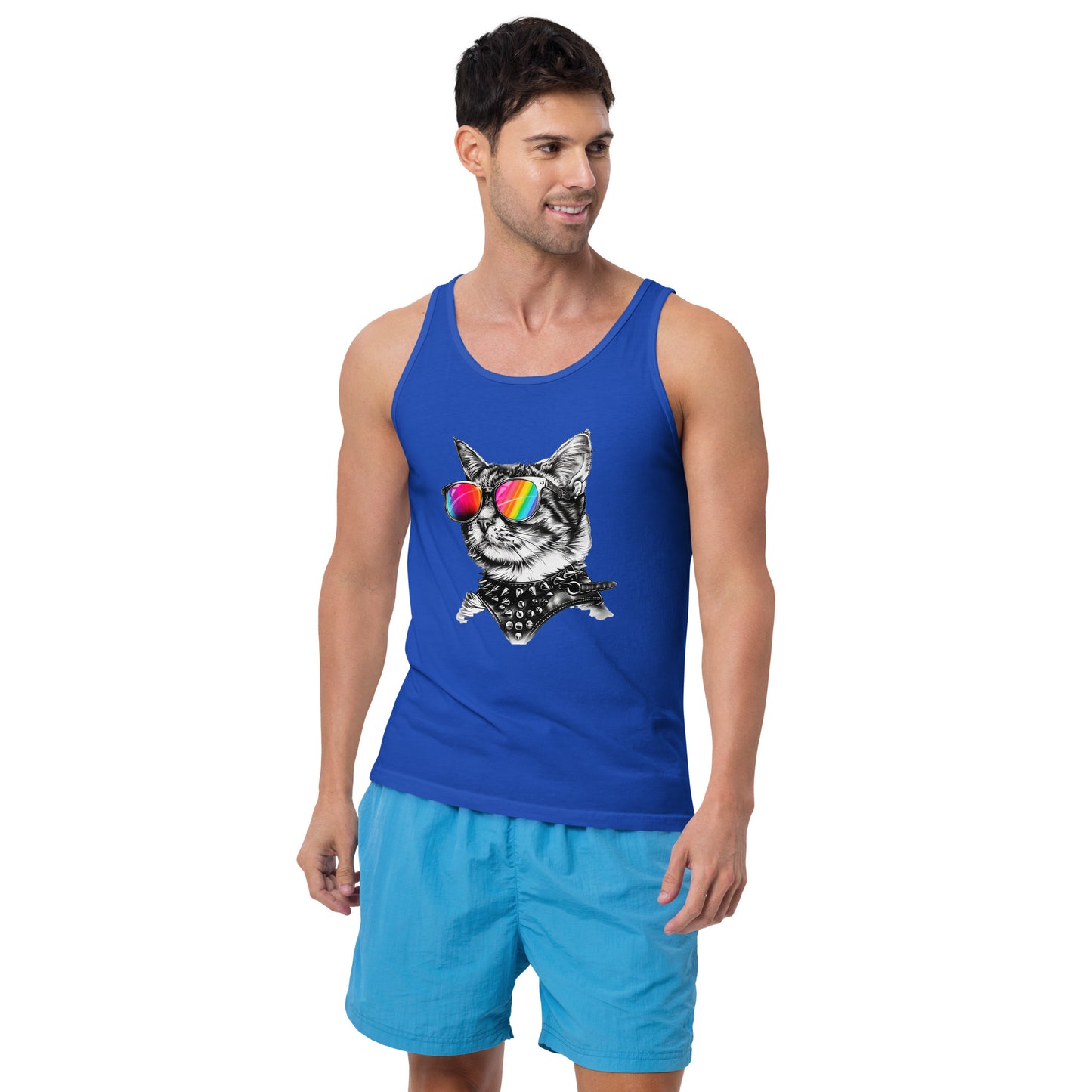 Leather Puss Pride Tank Top