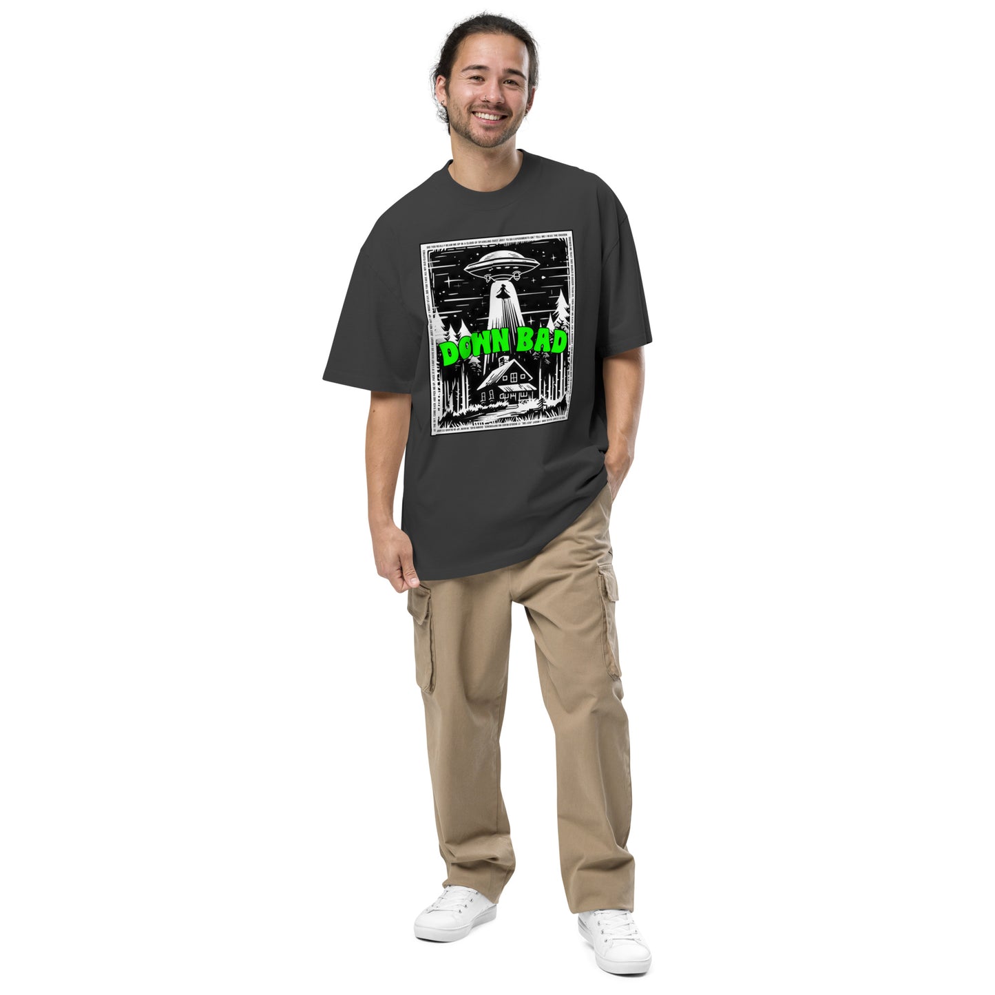 Down Bad Alien Oversized Tee