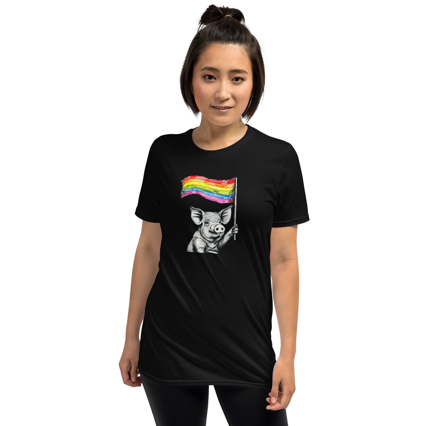 Pig Pride Flag T-Shirt