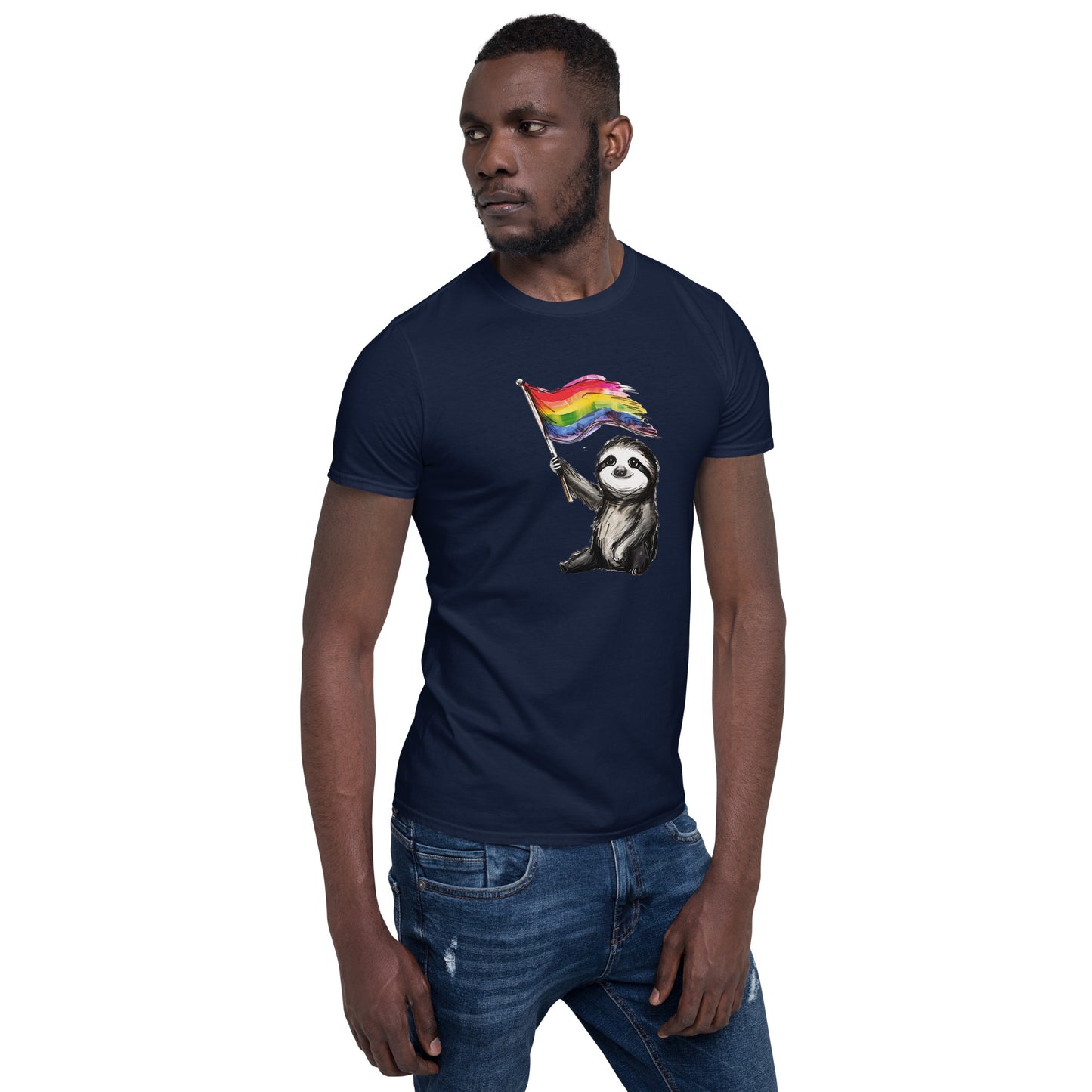 Sloth Pride Flag T-Shirt