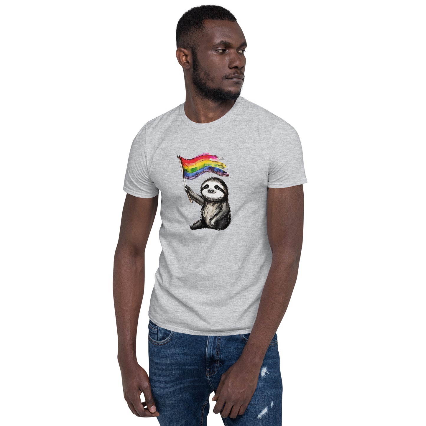 Sloth Pride Flag T-Shirt