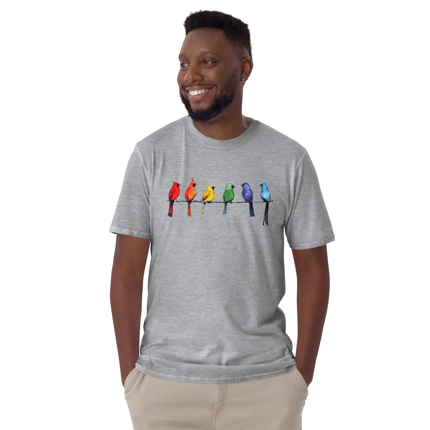 Bird Talk Rainbow T-Shirt