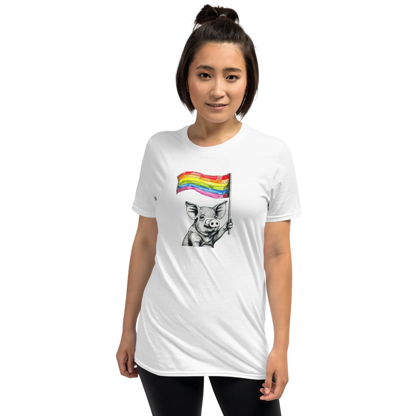 Pig Pride Flag T-Shirt