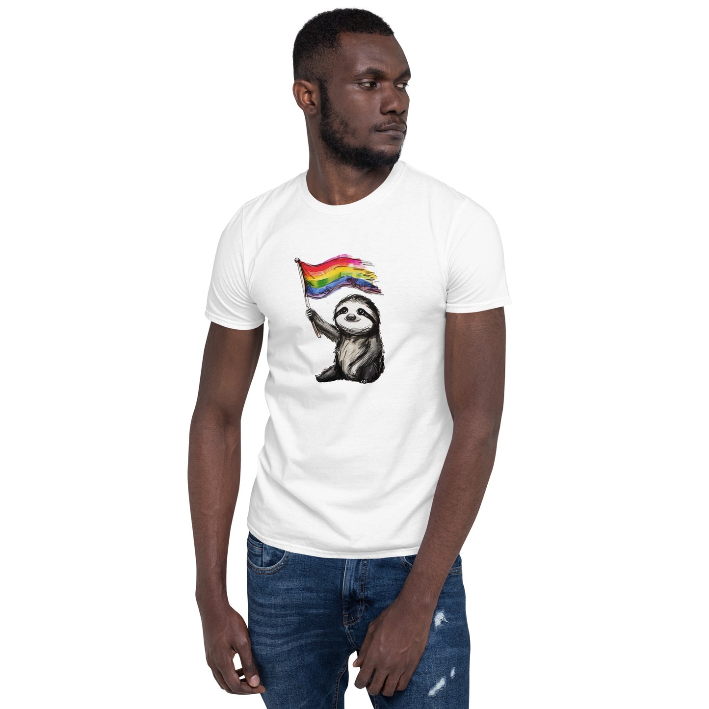 Sloth Pride Flag T-Shirt