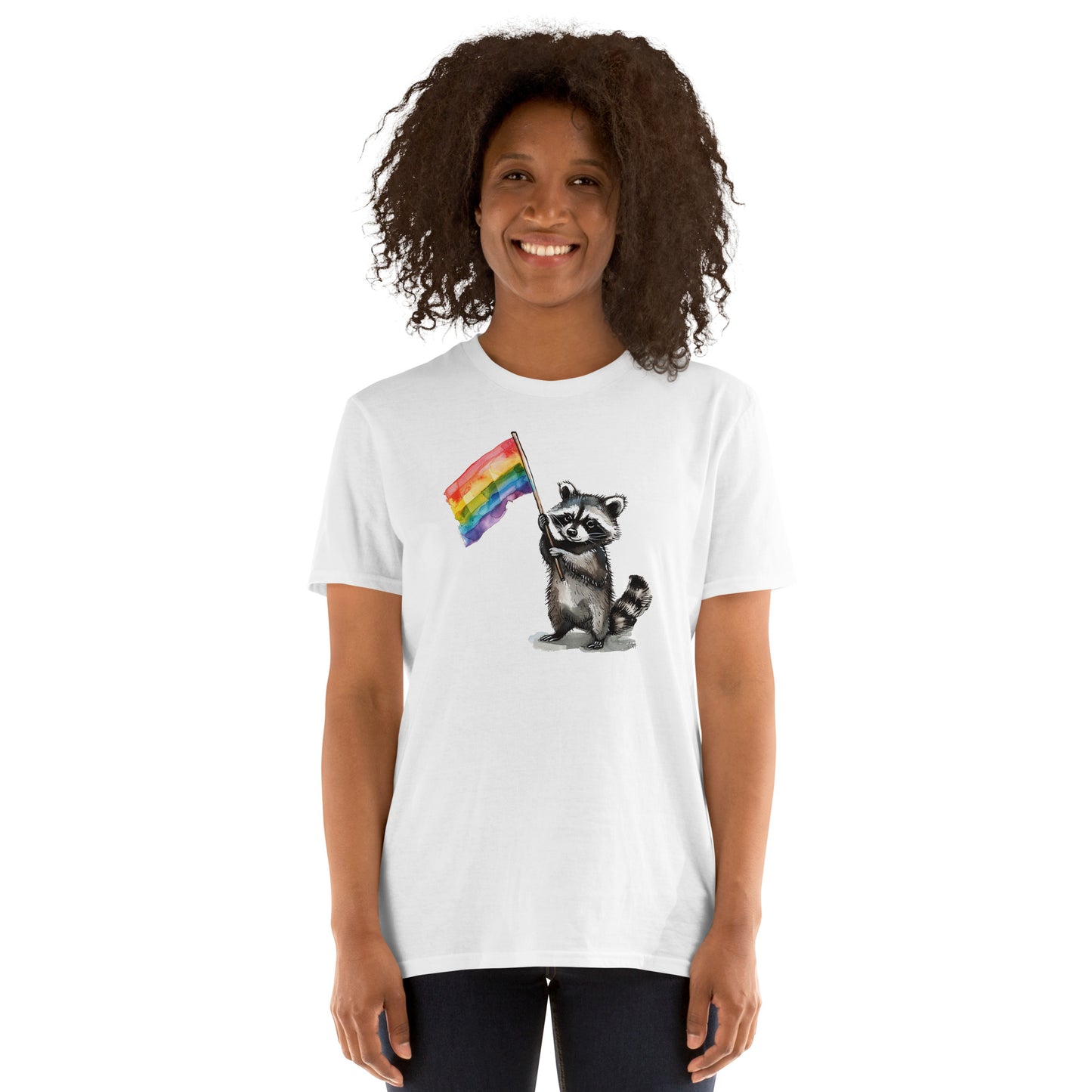 Racoon Pride Flag T-Shirt