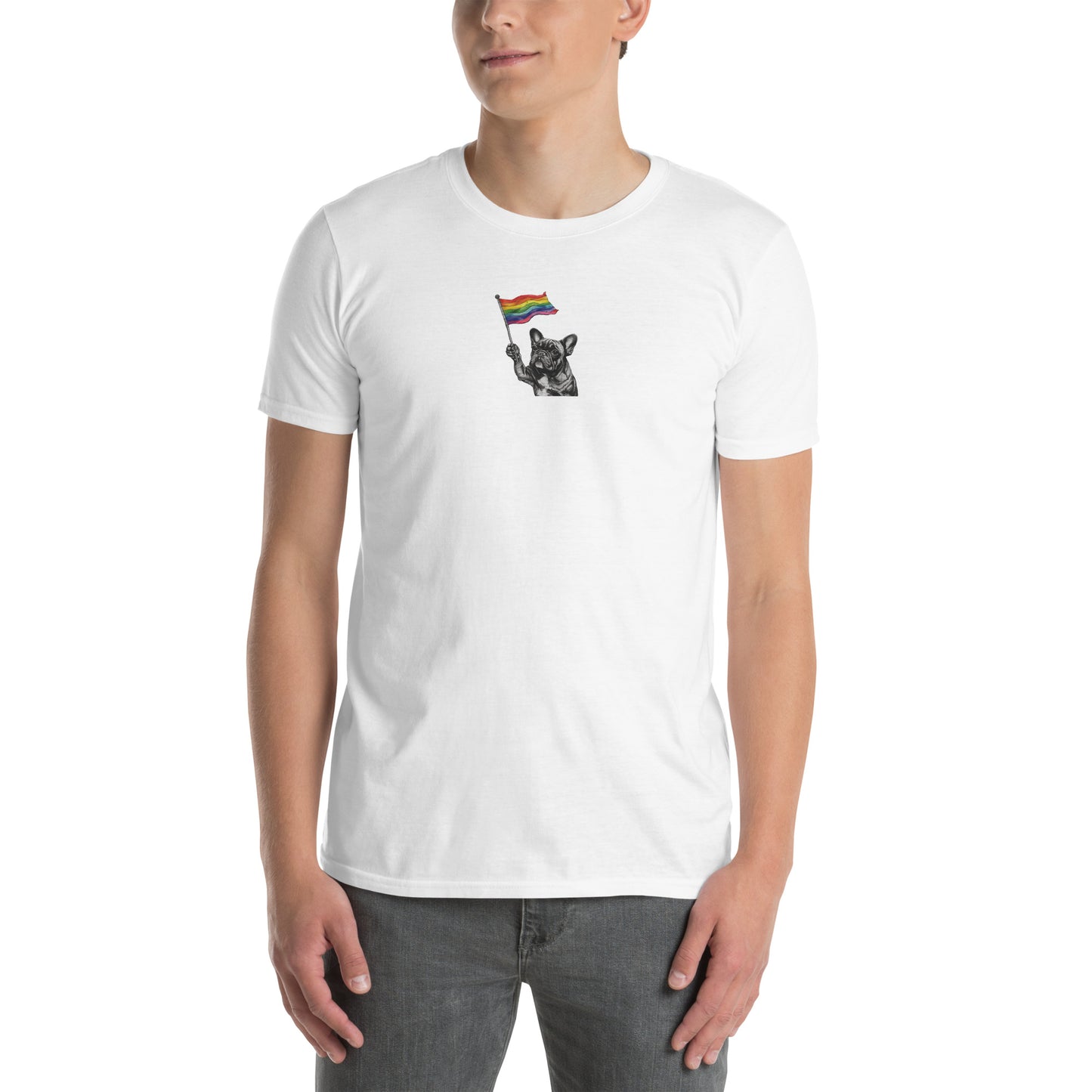 Frenchie Pride Flag T-Shirt