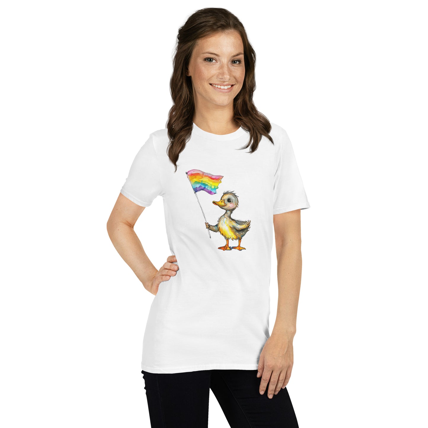 Duckling Pride Flag T-Shirt