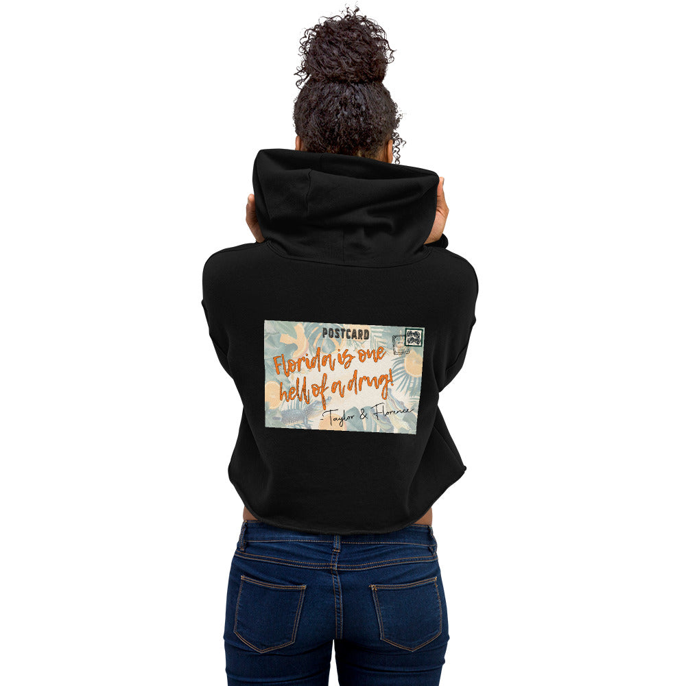 Greetings From Florida Cropped Hoodie