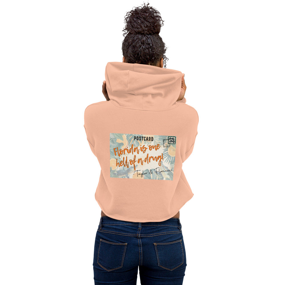 Greetings From Florida Cropped Hoodie