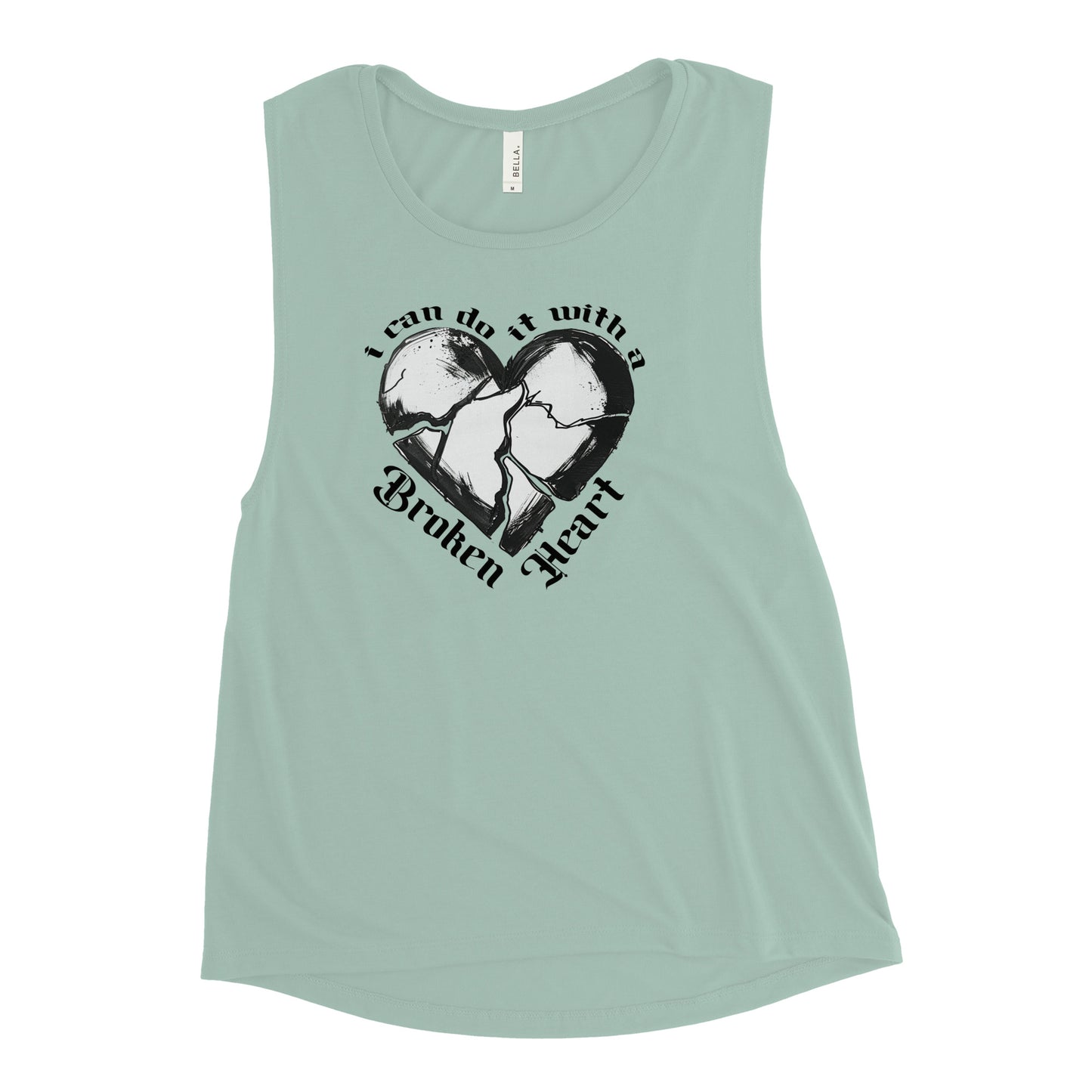 With a Broken Heart Ladies’ Tank