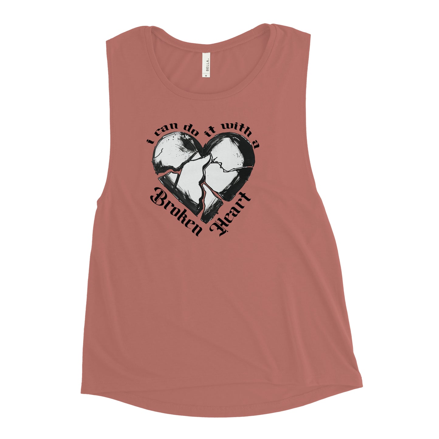 With a Broken Heart Ladies’ Tank