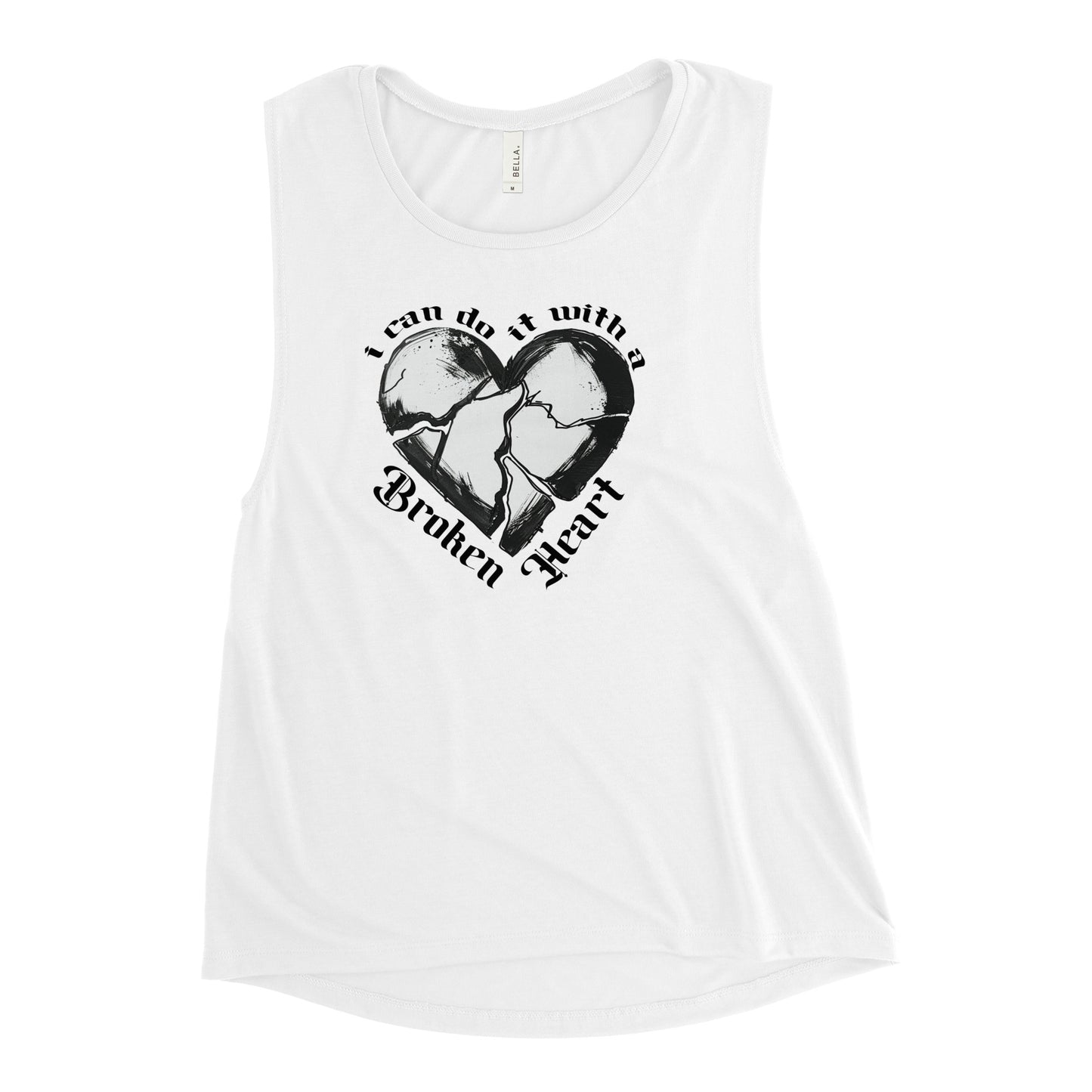 With a Broken Heart Ladies’ Tank